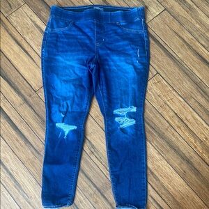 Old Navy Sz 18 Rockstar Women's Dark Blue Skinny Jeans